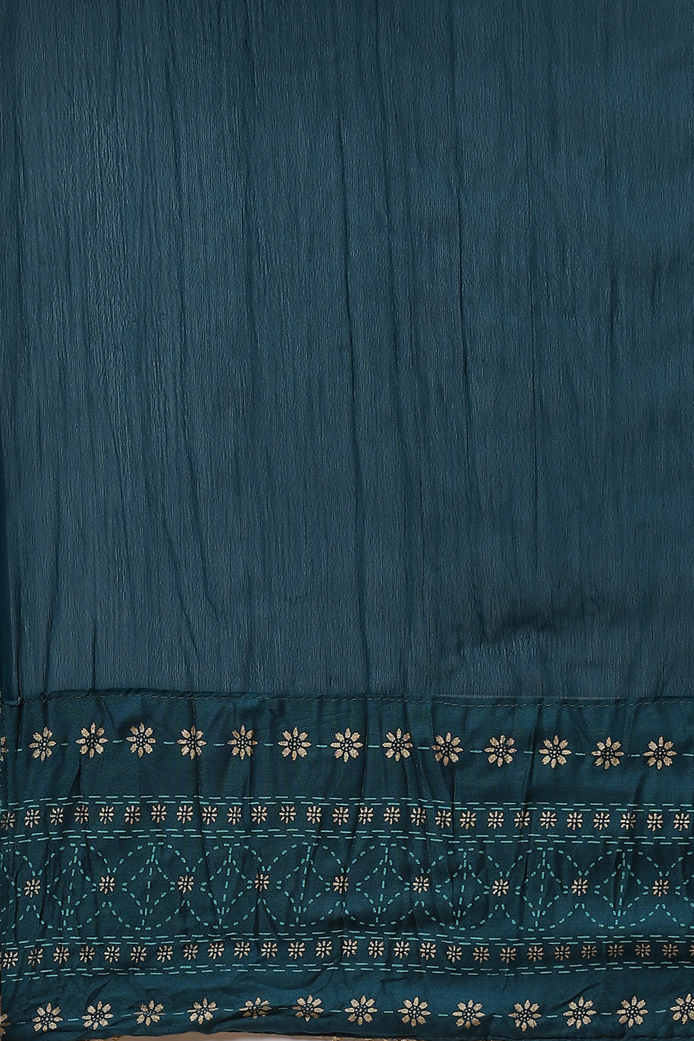 Dark Green Art Silk  Dupatta image number 1